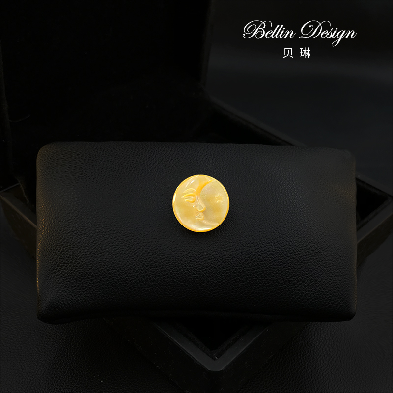 贝琳定制贝壳胸针配饰