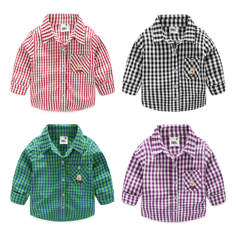 Chemise garcon à manche longue - Ref 2075684 Image 1