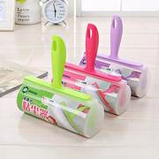 review máy cắt lông xù Tóc dính nhúng có thể được bóc con lăn lờ mờ tóc con lăn tẩy lông quần áo quần áo bàn chải hút tóc dính tóc cuộn lớn - Hệ thống giá giặt Cây lăn bụi quần áo bẩn ở đầu