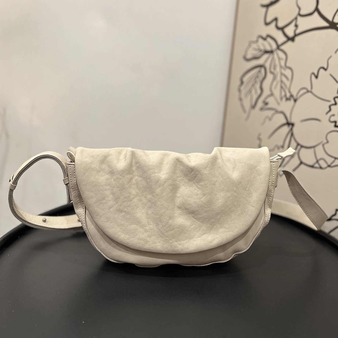 真皮饺子包2026新款女士包通勤高级感轻奢单肩包斜挎包简约贝壳包