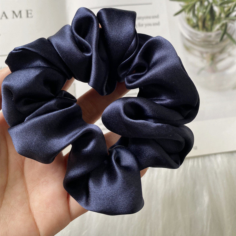 大肠真丝发圈女桑蚕丝