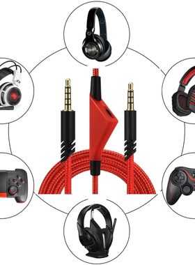 适用罗技Astro A10 A40 TR MixAmp耳机线替换延长升级音频线3.5mm