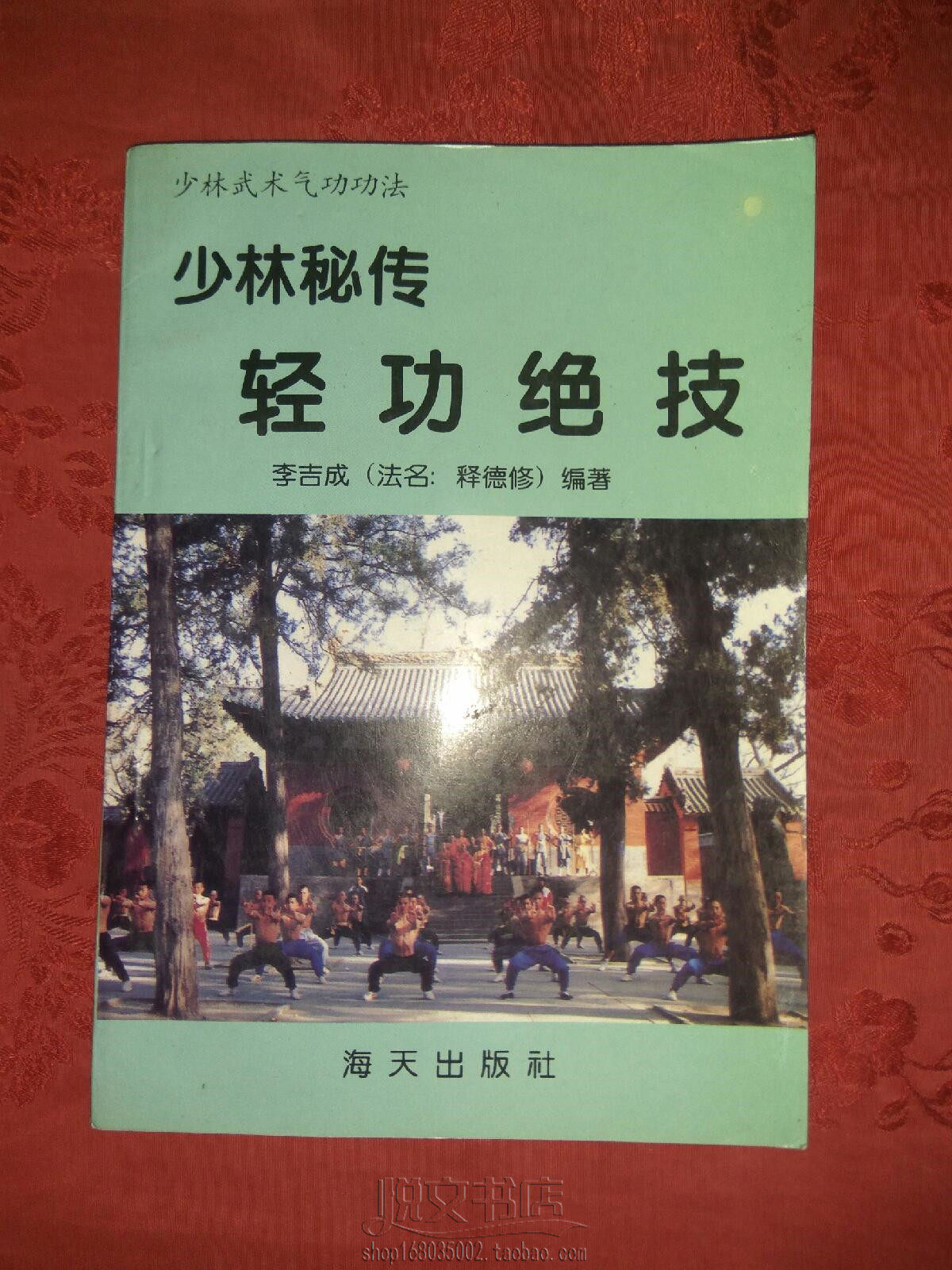 少林秘传轻功梅花桩飞檐走壁绝技武术功夫基本功教学原版二手书
