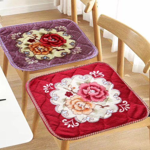 坐垫餐椅垫毛绒凳子垫加厚