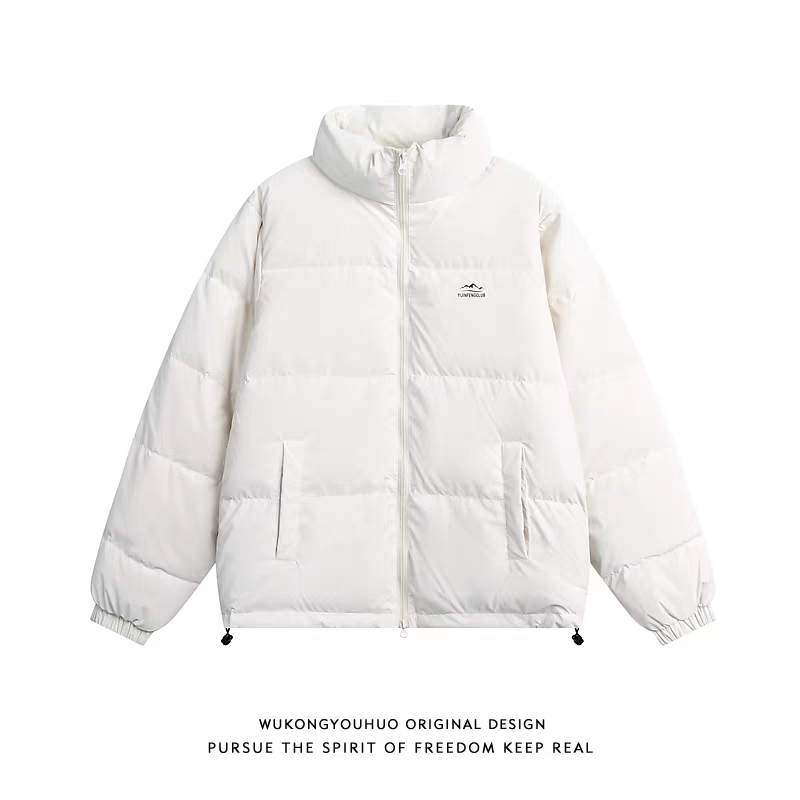 黑色90白鸭绒日系羽绒服男冬季2025新款轻薄男款加厚男生短款外套