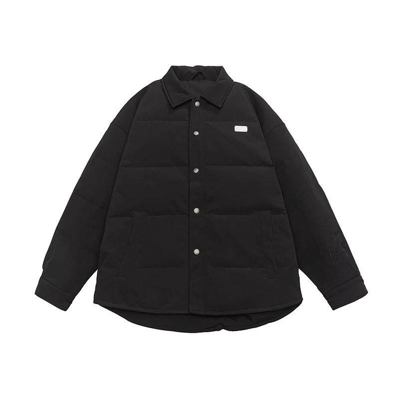 2025冬季新款轻薄羽绒服衬衫大码男装外套轻便商场新品短款防寒服