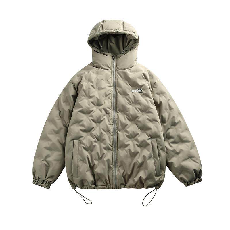 轻薄羽绒服冬季2024新款冬天保暖青少年男装防寒工装男生短款外套