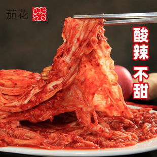 正宗韩式 手工定制不甜低卡低脂酸辣韩国泡菜辣白菜咸菜特辣2斤装