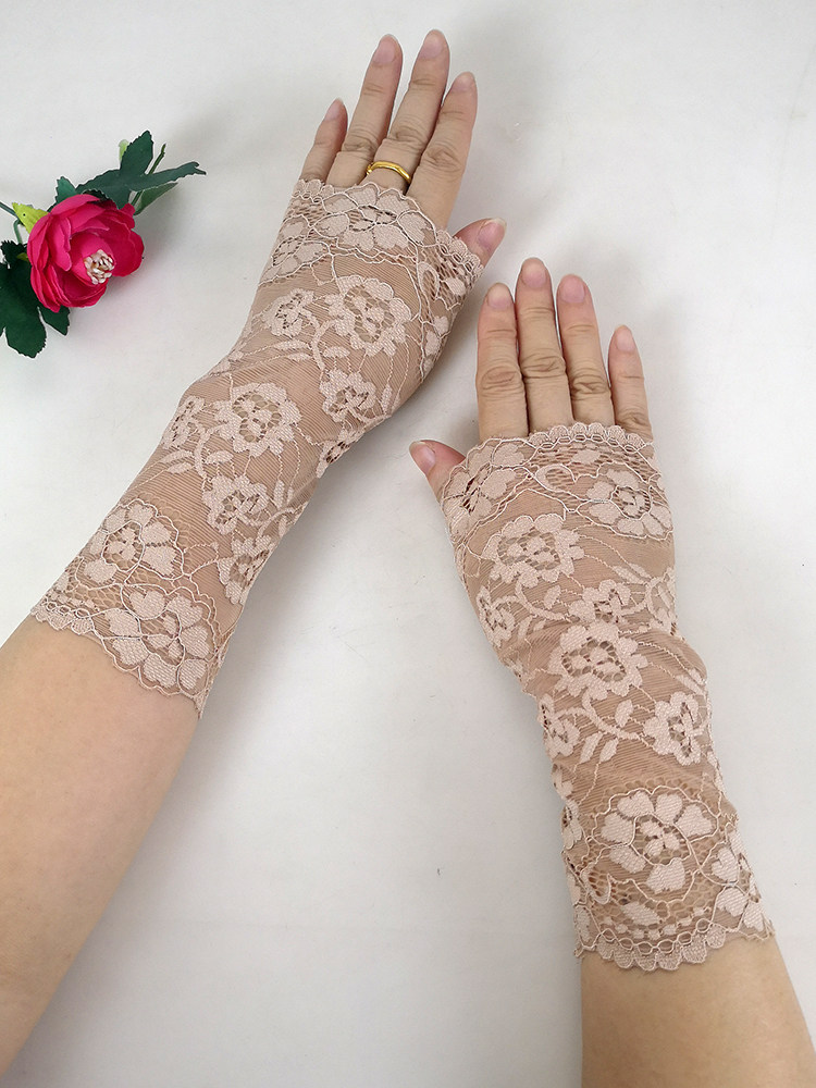 WARM THIN FAKE SLEEVE LACE WRIST COVER FEMALE COVER ON THE BACK OF THE HAND SCAR TATTOO TATTOO ARM ARM SLEEVE SUN PROTECTION