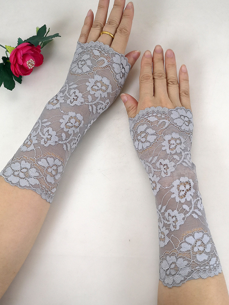 WARM THIN FAKE SLEEVE LACE WRIST COVER FEMALE COVER ON THE BACK OF THE HAND SCAR TATTOO TATTOO ARM ARM SLEEVE SUN PROTECTION