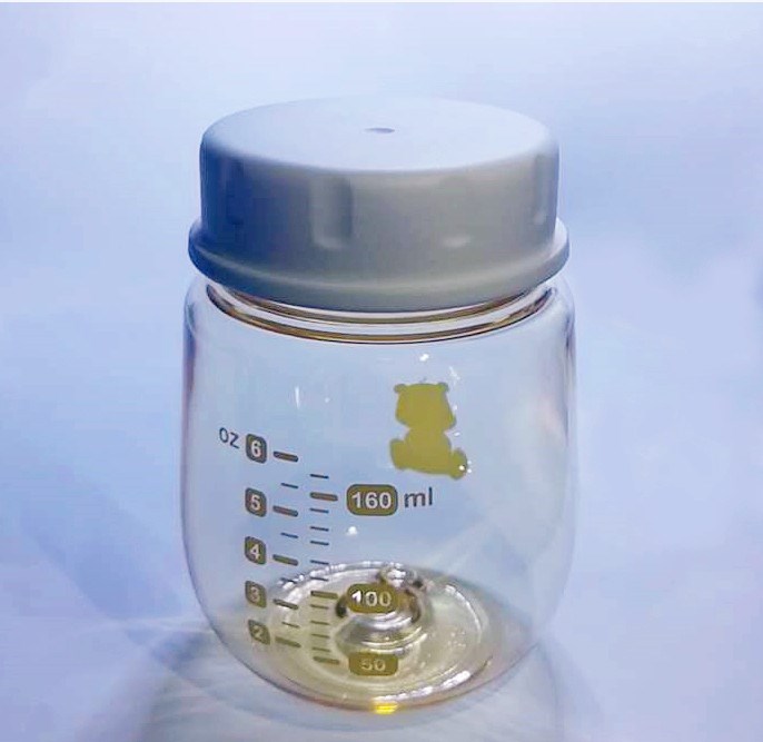 小白熊ppsu防尘盖吸管储奶瓶
