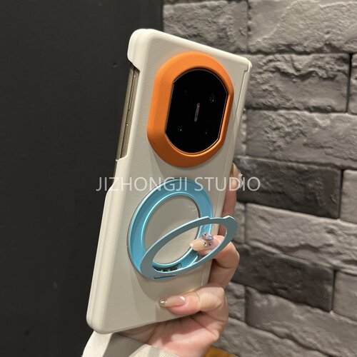 适用华为matex7岩砂拼色手机壳