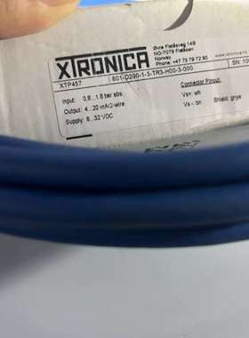 售前咨询XTRONICA  XTP457 0.8…1.8bar abs 压力感测器议价