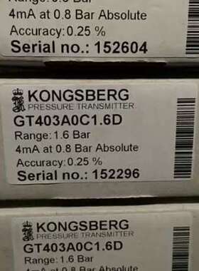 售前咨询GT403A0C1.6D康士伯压力感测器议价