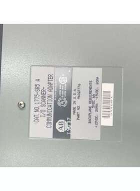 售前咨询正品AB 1775-SR5 I/O Scanner Co