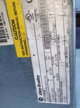 售前咨询2098-DSD-HV220X-DN AB 2098伺服驱动控制器Ultra3000I