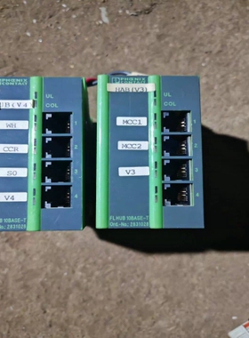询价议价菲尼克斯FL HUB 10BASE-T 2831028拆机