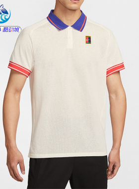 耐克Nike Court Heritage男子翻领网球POLO衫短袖T恤FQ2102-110