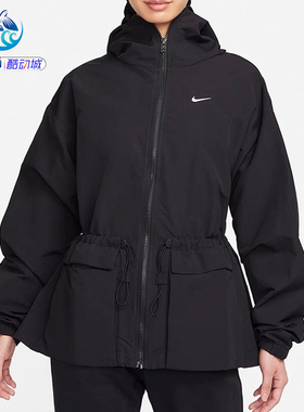 耐克Nike 女子防泼水休闲可收腰夹克外套FN3670-010-208-440-019