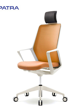 PATRA韩国进口人体工学椅办公椅舒适久坐员工椅子旋转电脑椅子