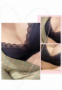 名韩内衣886加厚A厚B小胸聚拢无钢圈透气调整型上托侧收舒适文胸