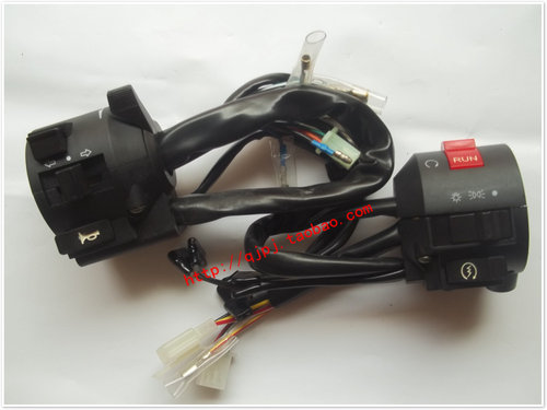 摩托车配件 QJ125k 150J 把座开关灯光喇叭组合开关