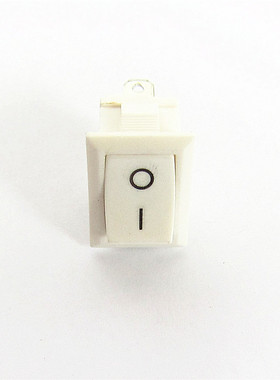 白色船形开关 2档2脚 KCD1-101-3P 开孔15*21MM 6A250VAC翘板开关