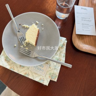 自制韩式 好市民大发 碎花小清新少女色系棉质双层厨房隔热餐垫ins