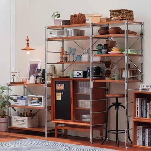 玩具】银色 /金属层架/置物架6分Blythebjd兵人ob11娃屋微缩模型