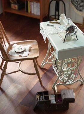 玩具】缝纫机摆件6分bjdob11gscblythe兵人娃娃屋迷你模型25015