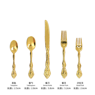 玩具】金属餐具刀叉勺 6分Blythe食玩迷你微缩模型