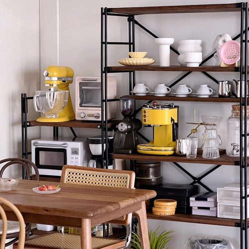 玩具】黑色 /金属层架/置物架6分Blythebjd兵人ob11娃屋微缩模型