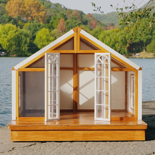 顺丰到付 隔断窗 花房 隔断门 6分娃屋展台 楼梯