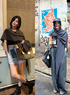 ONIVINTAGE秋上新！百搭单品极简超细羊绒围裹式披肩OHY246N1880