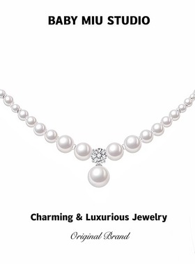 爆款戴妃珍珠塔链珍珠项链