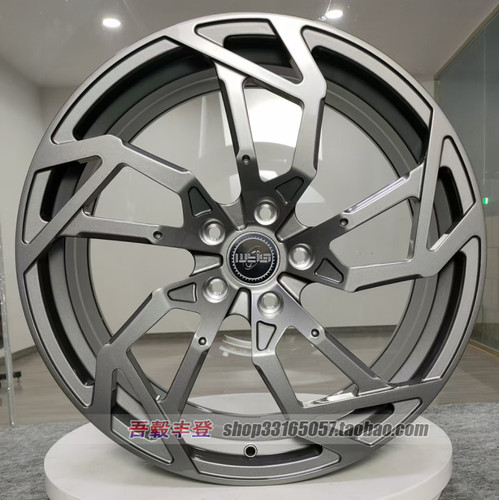 19 20 21 22寸适用奔驰劳斯莱斯特斯拉model 3迈凯伦灰色锻造轮毂