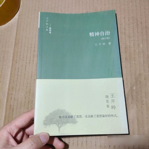 原版旧书精神自治:王开岭文集-随笔卷 9787805508757