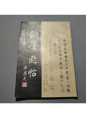 正版旧书书法字帖钢笔临