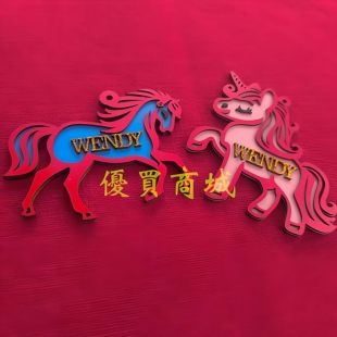 新年圣诞树挂饰挂件礼物名字牌圣诞装饰雪花十字架logo木牌定制