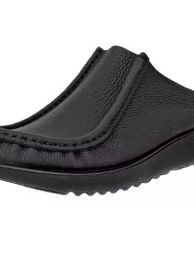 ECCO爱步女鞋 2026春季新款一脚蹬包头半拖勃肯鞋 JOKE 552524