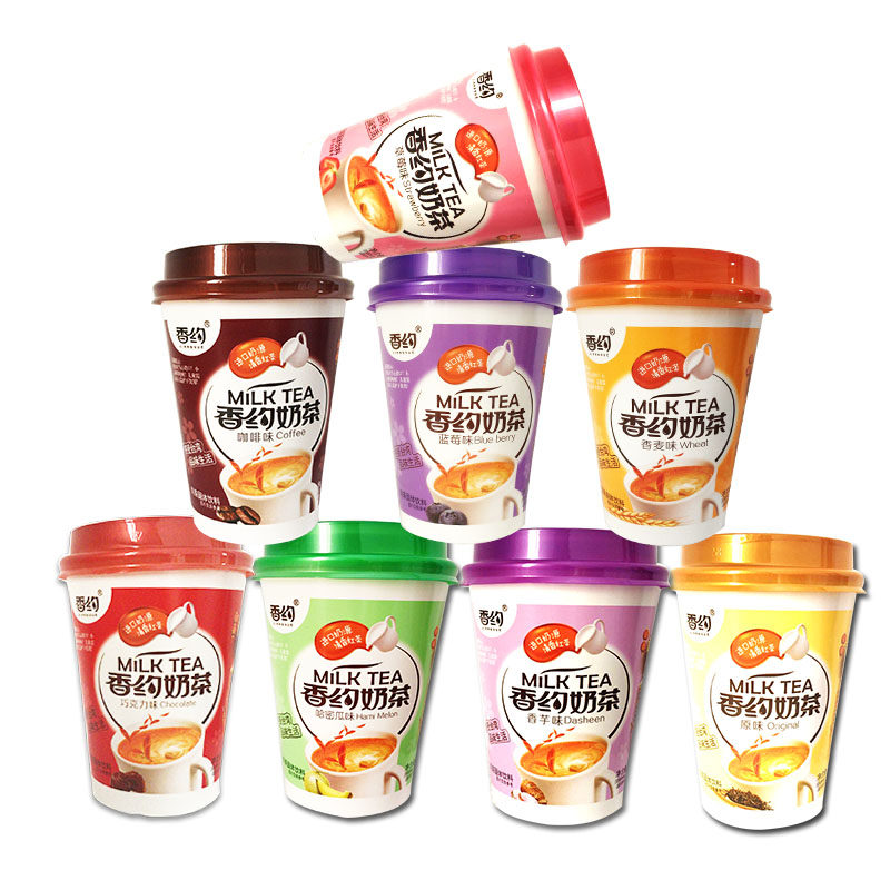 临期特价冲泡原味香约杯装奶茶