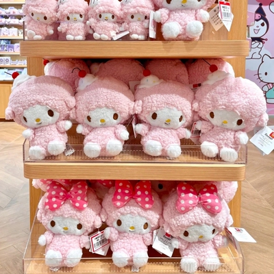 三丽鸥正版Piano美乐蒂小羊必爱诺毛绒公仔潮玩偶娃娃女粉萌甜品