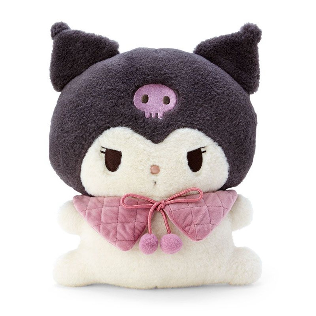 三丽鸥日本正品劈叉一字马库洛米毛绒公仔抱枕玩偶大号靠垫kuromi