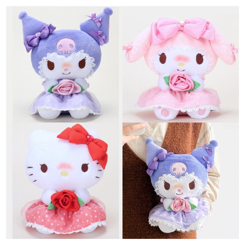 三丽鸥正版花朵美乐蒂库洛米hellokitty毛绒公仔花束玩偶送女朋友图片