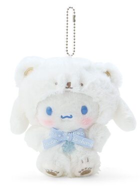 日本三丽鸥拿铁玉桂狗白熊毛绒公仔挂件钥匙扣大耳狗cinnamoroll