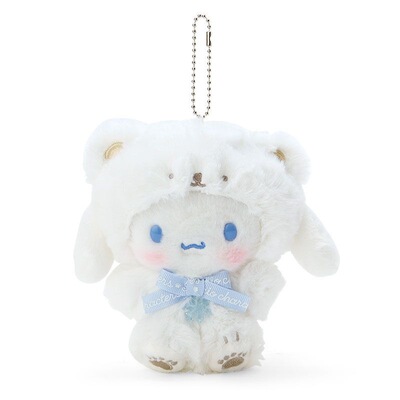 日本三丽鸥拿铁玉桂狗白熊毛绒公仔挂件钥匙扣大耳狗cinnamoroll