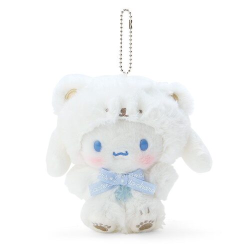 日本三丽鸥拿铁玉桂狗白熊毛绒公仔挂件钥匙扣大耳狗cinnamoroll