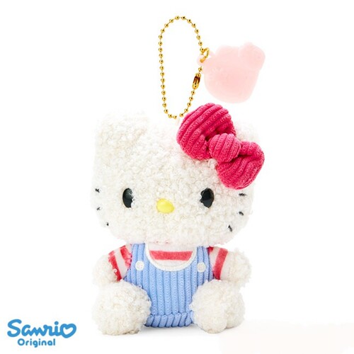 三丽鸥日本正版卷毛hello kitty公仔挂件秀智同款凯蒂猫毛绒玩偶