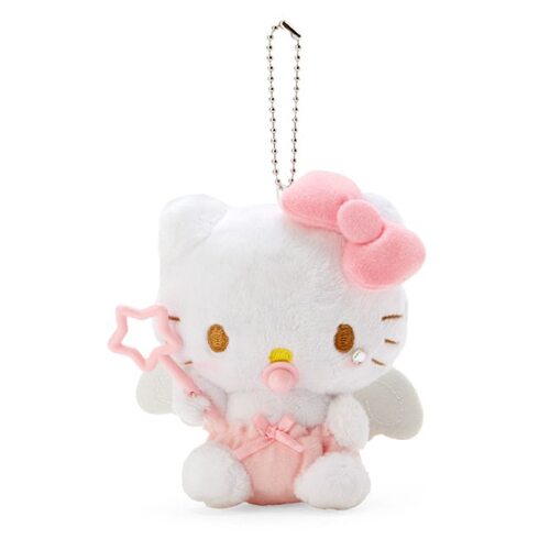 日本三丽鸥正品天使宝宝hellokitty奶嘴毛绒公仔挂件婴儿凯蒂猫粉