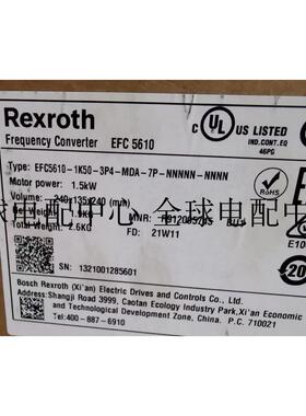 议价力士乐变频器Efc5610-1k50-3p4-mda-7p-c10nn-nnnn 盒装